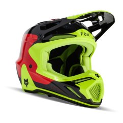 FOX V3 Revise 24 helma - red yellow