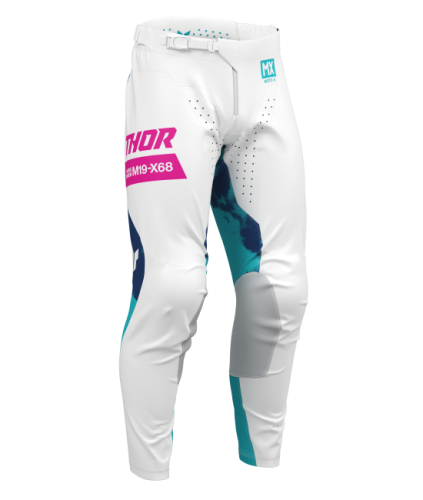 THOR Launchmode Bleach Kalhoty 26 - white/aqua