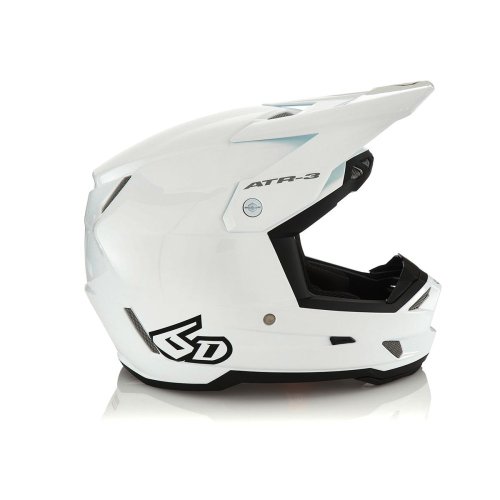 6D ATR-3 - Solid helma - gloss white - Velikost: S (55-56 cm)