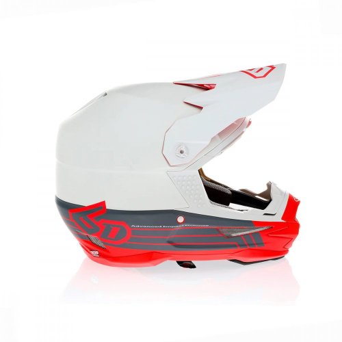 6D ATR-1 - Split helma - red - Velikost: L (58-59 cm)