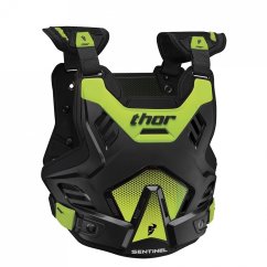 THOR Sentinel GP chránič hrudi - black/flo green