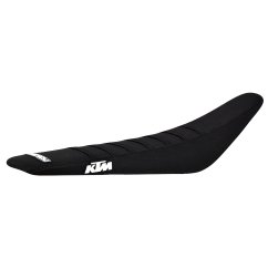 ENJOY Ribbed potah sedla - KTM - Black/Black Ribs
