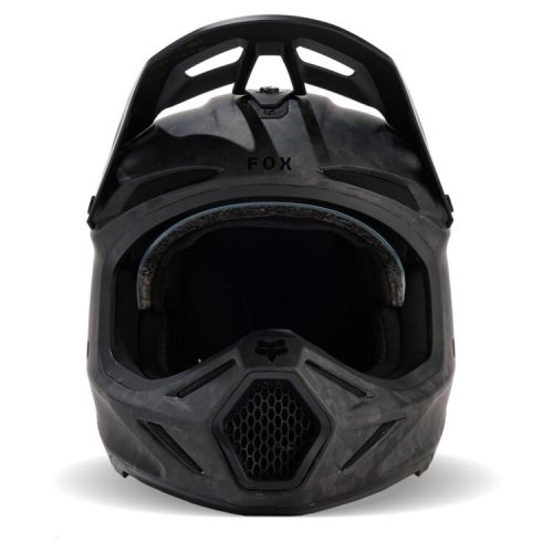 FOX V3 RS Carbon Solid 24 helma - matte black