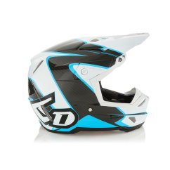 6D ATR-3 - Wave helma - cyan/white gloss