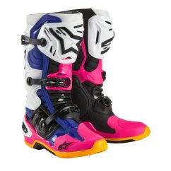 ALPINESTARS TECH 10 Coast LE boty 2024 - white/navy/pink