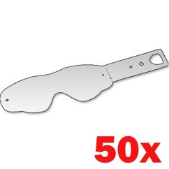 RNR Tear Off (strhávačky) 50ks - 100% brýle
