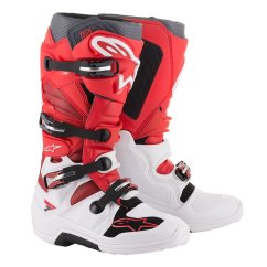 ALPINESTARS TECH 7 boty - white/red/burgundy