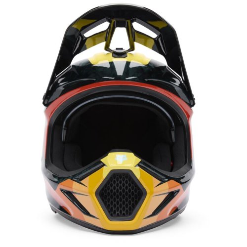 FOX V3 RS Grid 25 helma - black/orange
