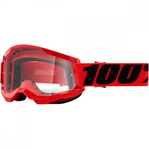 100% Strata2 Red brýle - clear lens