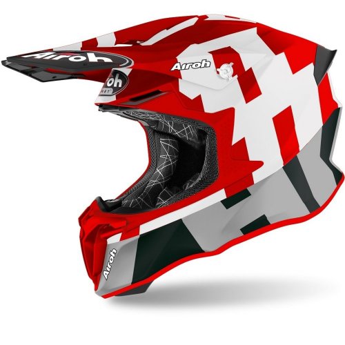 AIROH Twist 2.0 Frame helma - red matt - Velikost: XXL (63cm)