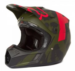 FOX V3 Marz Helmet - LE green