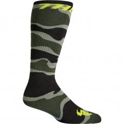 THOR MX Socks 23 - camo/green/acid