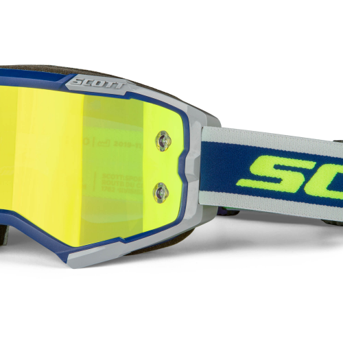 SCOTT FURY Blue/Grey 2021 brýle - Yellow Chrome Lens