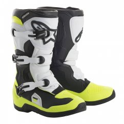 ALPINESTARS Tech 3S Youth Boot - black/white/yellow fluo