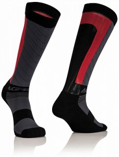 ACERBIS MX Compression Sock - black/red