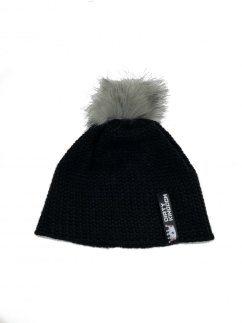 DIRTY KINGDOM Pom Beanie - black