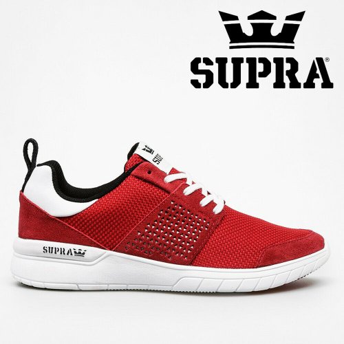 SUPRA Scissor boty - red/black/white
