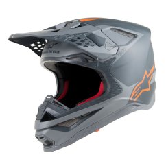 ALPINESTARS Supertech M10 Meta Helmet - anthracite/grey/orange fluo