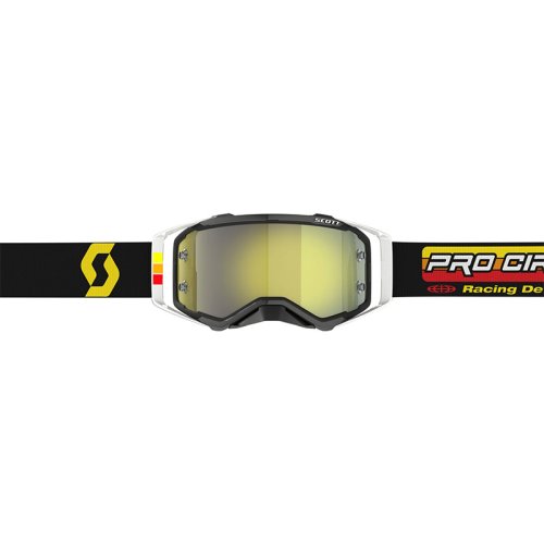 SCOTT PROSPECT Pro Circuit brýle - black/white/yellow chrome