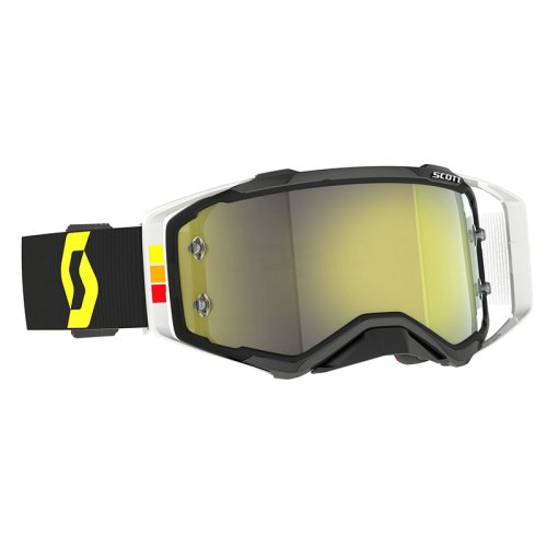 SCOTT PROSPECT Pro Circuit brýle - black/white/yellow chrome