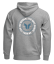THOR Badge Zip Hoody Mikina - heather gray