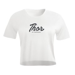 THOR Script Crop Top - white
