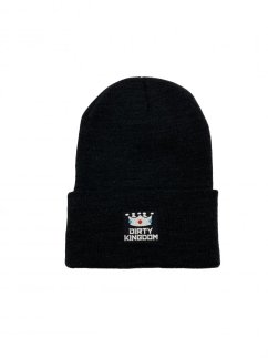 DIRTY KINGDOM Long Beanie - heather black