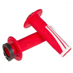 ODI EMIG PRO V2 Lock-On Soft gripy - red/white