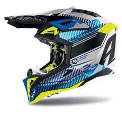 AIROH Aviator 3.0 Wave helma 22 - silver gloss