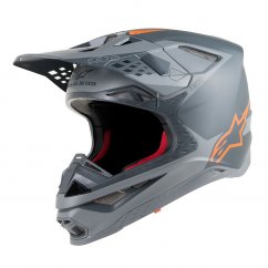 ALPINESTARS Supertech M10 Meta Helmet - anthracite/grey/orange fluo