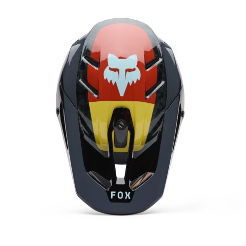 FOX V3 RS Grid 25 helma - black/orange