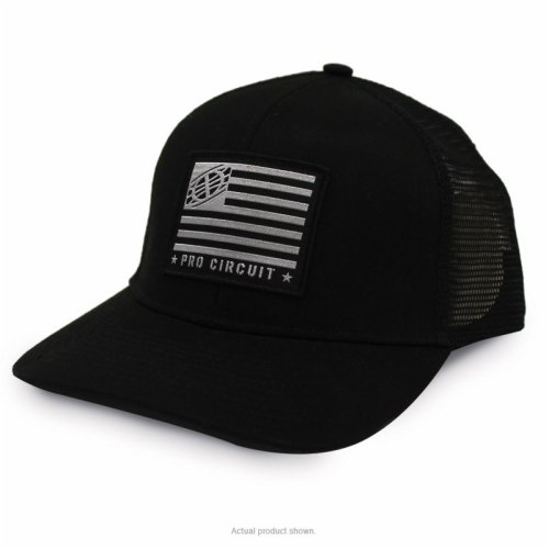 PRO CIRCUIT Flag Snapback kšiltovka - black