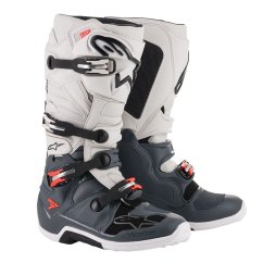 ALPINESTARS TECH 7 boty - dark grey/light grey/red fluo