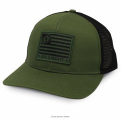 PRO CIRCUIT Flag Snapback kšiltovka - olive