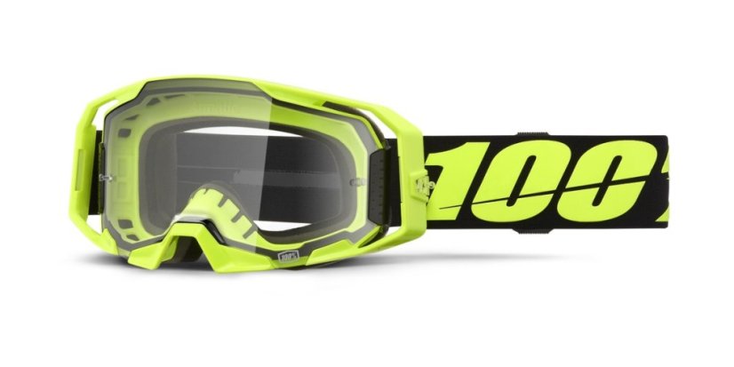 100% Armatic brýle - neon yellow/clear
