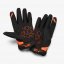 100% BRISKER rukavice - flo orange/black - Velikost: XXL