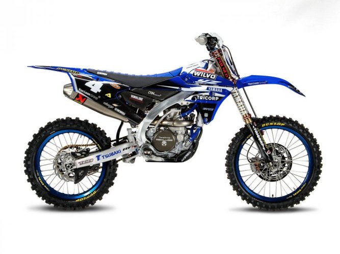 ENJOY Ribbed potah sedla - YAMAHA - Black/Blue - Ribs