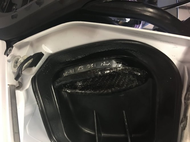 VHM carbon air intake - KTM SX125/150 / HUSKY TC125
