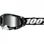 100% Racecraft2 Black brýle - mirror silver lens