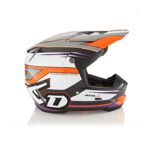 6D ATR-3 - Hyper helma - neon orange/purple gloss - Velikost: M (57-58 cm)