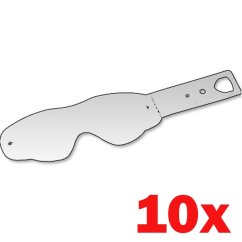 RNR Tear Off (strhávačky) 10ks - 100% brýle