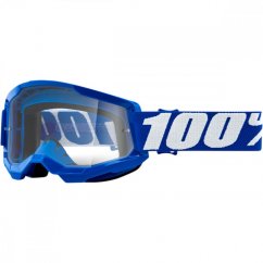 100% Strata2 Blue brýle - clear lens
