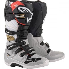 ALPINESTARS TECH 7 boty - black/silver/white/gold