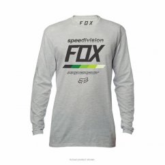 FOX PC Draftr LS Tee - heather gray