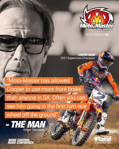 MOTO-MASTER Flame Fixed brzdový kotouč - ZADNÍ BRZDA