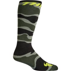 THOR MX Socks 25 - camo/green/acid