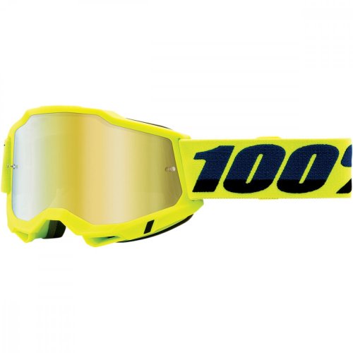 100% Accuri2 Yellow brýle - gold mirror lens