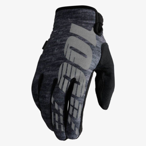 100% Brisker rukavice - heather black - Velikost: XL