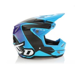 6D ATR-3 - Wave helma - cyan blue/purple gloss