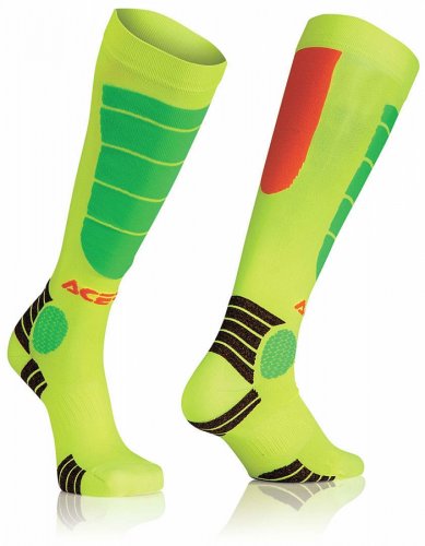 ACERBIS MX Impact Sock - yellow/green - Velikost: XL/XXL